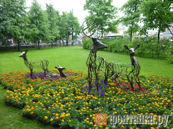 "Флирт". Вадим Кулешов. Творческий проект "Ландшафт, Топиар, Скульптура" (Волгоград)